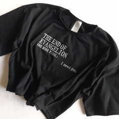 PREVENTA (Leer descripción) - Remera crop Evangelion - comprar online