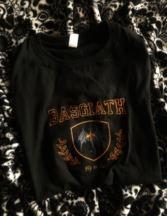 PREVENTA (Leer descripción) - Remera CROP bordada Basgiath - comprar online