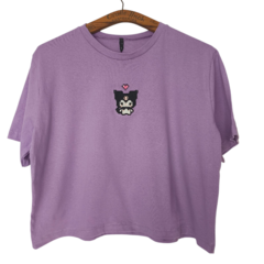Reme crop bordada Kuromi pixel - STOCK en internet