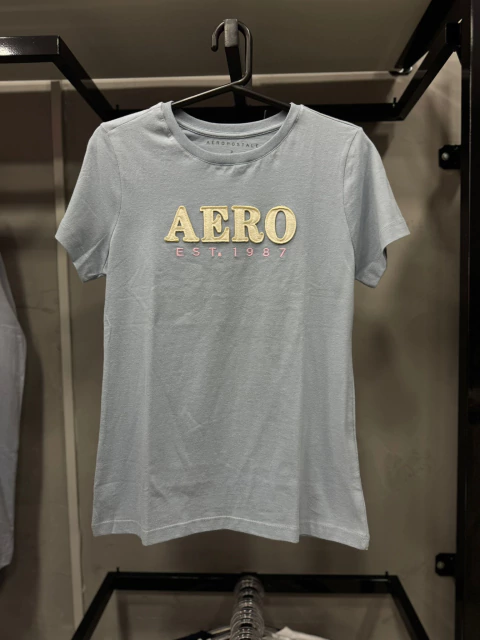 CAMISETA AEROPOSTALE FEMININA BORDADA
