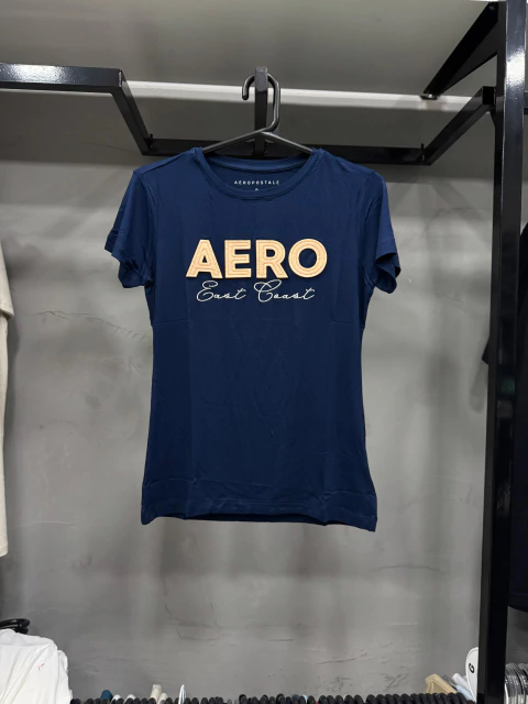 CAMISETA AEROPOSTALE FEMININO BORDADO