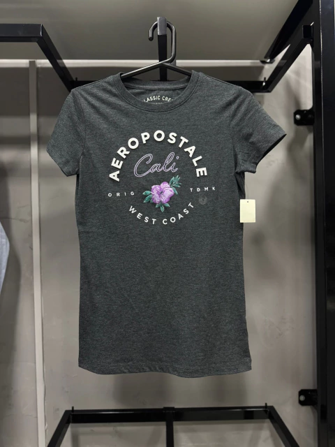 CAMISETA AEROPOSTALE FEMININO BORDADA