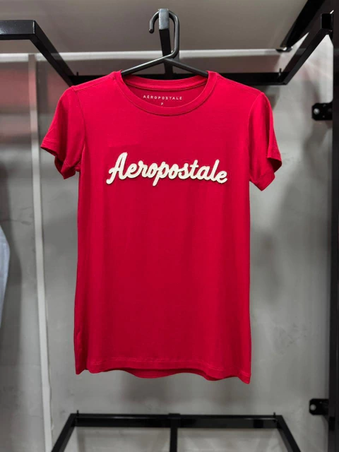 CAMISETA AEROPOSTALE FEMININA BORDADA