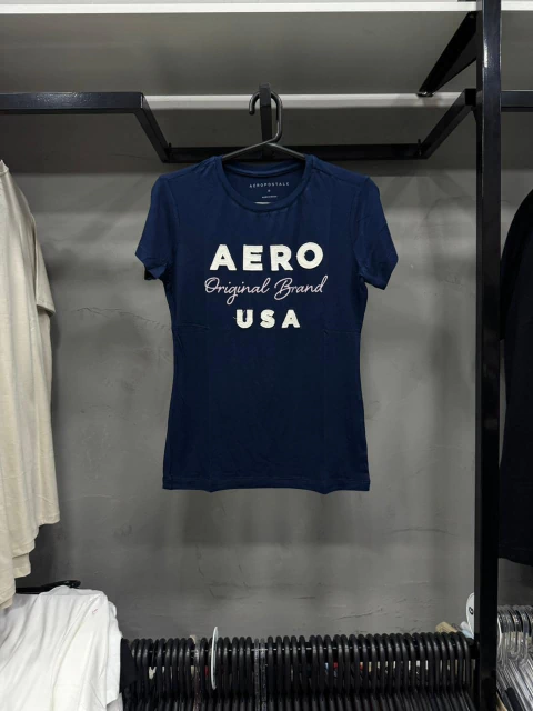 CAMISETA AEROPOSTALE FEMININA BORDADA