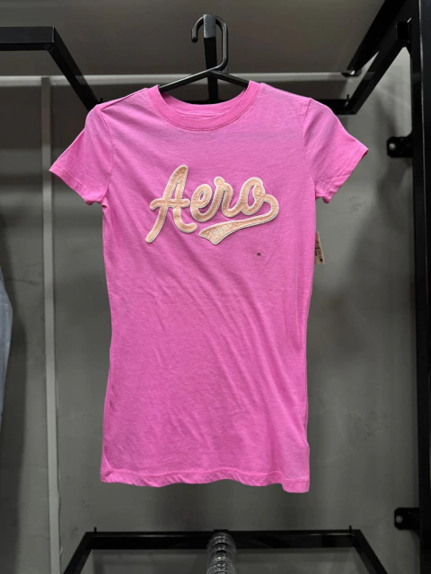 CAMISETA AEROPOSTALE FEMININA BORDADA