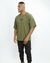 Camiseta Oversized Zeer Verde Militar - loja online