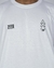 Camiseta Oversized Logo Separada Branca na internet