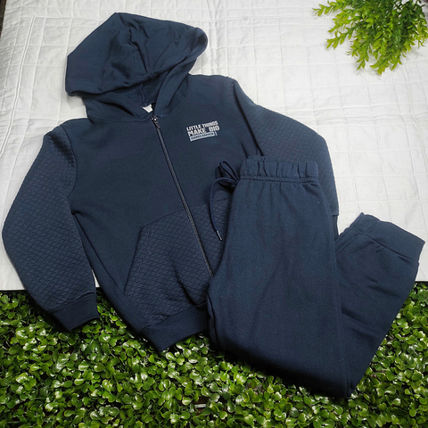 Conjunto Inverno Menino Blusa com Touca e Calça Moletom - Tam 04 ao 08 - Elian - comprar online