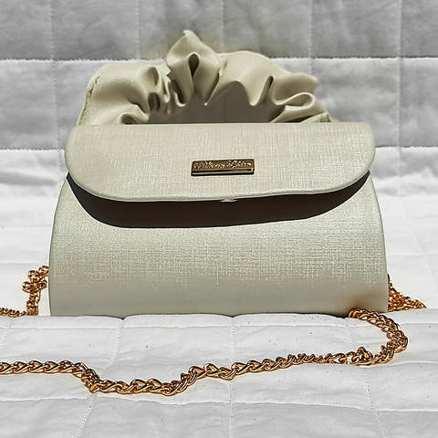 Bolsa Infantil Modelo Frufru Off-White