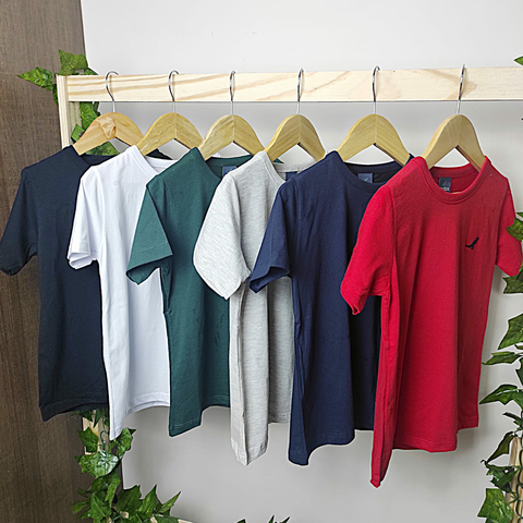 Camiseta Básica Verão Menino - Rei Rex
