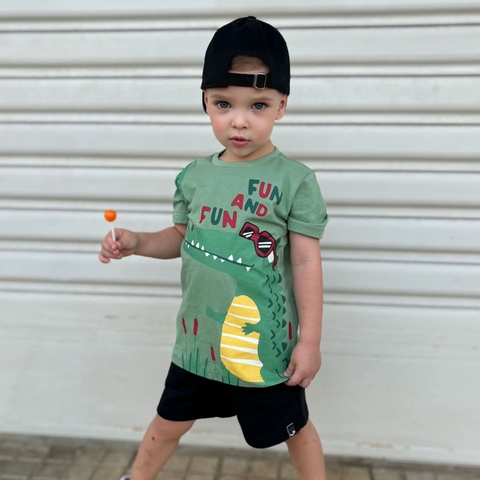 Conjunto Infantil Menino Fun and Fun - Leleco Peteleco