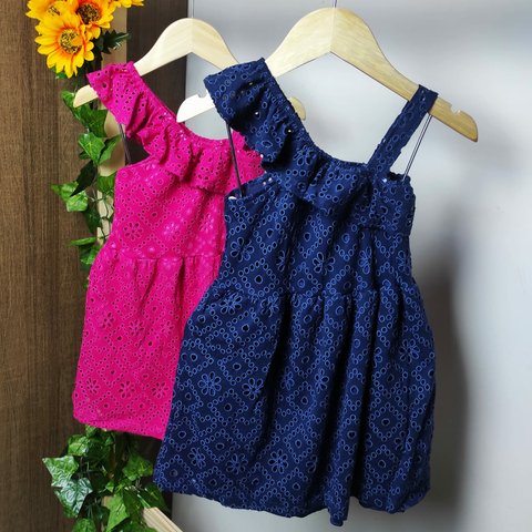 Vestido Meia Malha com Babado - Brandili