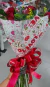 Buque 12 Rosas Papel Celofane