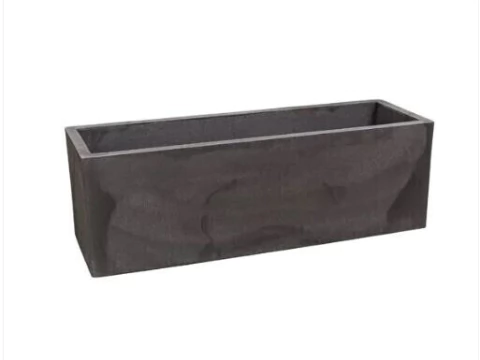 Floreira Flat 67 Preto Ardosia