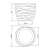 Vaso Cliff 52 Cimento - comprar online
