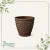 Cachepô Rattan M3 Redondo Coffee - comprar online