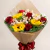 Buque 05 Rosas e 4 Girassóis - comprar online