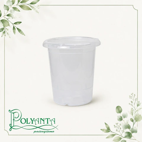 Vaso Cymbidium Nº 01 Transparente para Orquídeas 2,2 Litros - Jorani