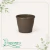 Vaso de Plástico Red Primavera 04 Marrom Avelã - Nutriplan