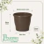 Vaso de Plástico Red Primavera 05 Marrom Avelã - Nutriplan - comprar online