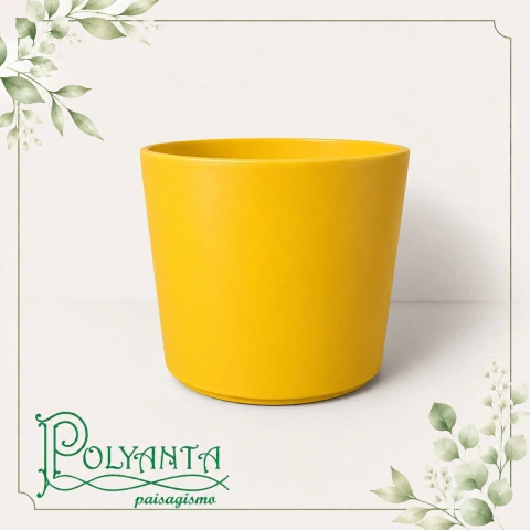 Vaso Ceramico Hanover Mostarda 16 - Japi