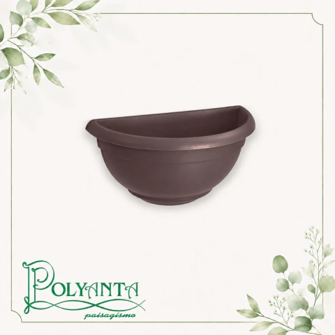 Vaso de Parede Plástico Pequeno Tabaco - Nutriplan