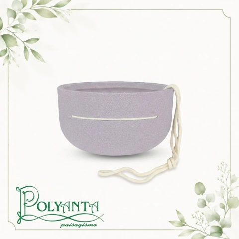 Vaso Suspenso Rustico 28 Cimento