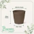 Vaso de Plástico Red Aquarela 01,5 Marrom Avelã - Nutriplan - comprar online