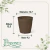 Vaso de Plástico Red Aquarela 02,5 Marrom Avelã - Nutriplan - comprar online
