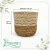 Cachepo Jessore 14cm Palha Natural - comprar online