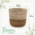 Cachepo Jessore 18cm Palha Natural - comprar online