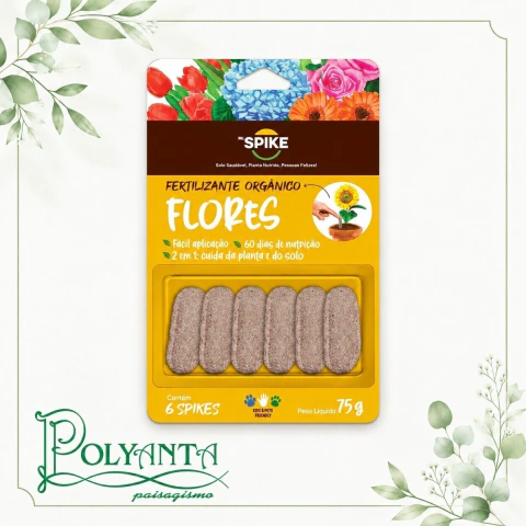 Fertilizante Orgânico Mr Spike Flores Cartela 75g