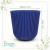 Cachepot N15 Canelado Azul - comprar online