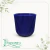 Cachepot N15 Canelado Azul