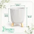 Cachepot N24 Canelado com Pés Branco - comprar online