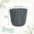 Cachepot N24 Canelado Cinza - comprar online