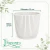 Cachepot N24 Canelado Branco - comprar online