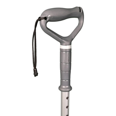 Bengala 4 Pontas com Apoio Cinza - Mercur