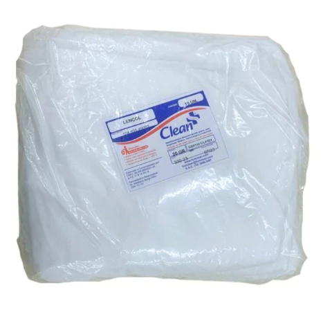 Lençol Descartavel 230x110cm Gr30 Branco C/10 - Fortclean