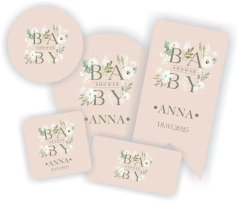 KIT CANDY BAR BABY SHOWER ROSA - comprar online