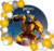 BANNER CIRCULAR CUMPLEAÑOS CANDY BAR TRANSFORMERS BUMBLEBEE