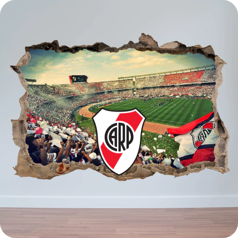 VINILO PANORAMICO 3D RIVER PLATE