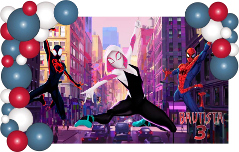 BANNER CUMPLEAÑOS CANDY BAR SPIDEY