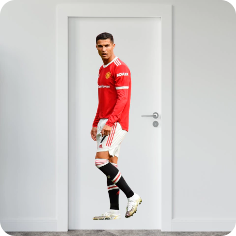 VINILO GIGANTOGRAFIA CRISTIANO RONALDO MANCHESTER