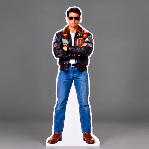 Gigantografia Corporea Tamaño Real Personajes de Peliculas Top Gun