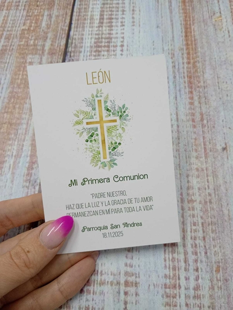 Estampita Comunion/Bautismo Mod 03 - comprar online
