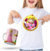 Combo Remera Taza Mario Bros Princesa Peach