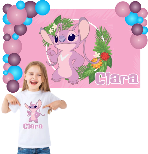 Combo Banner Remera Angel