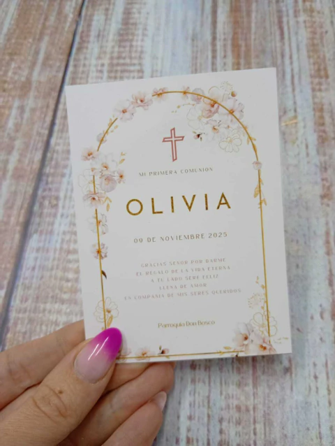 Estampita Comunion/Bautismo Mod 14 - comprar online