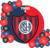 BANNER CIRCULAR CUMPLEAÑOS CANDY BAR FUTBOL SAN LORENZO